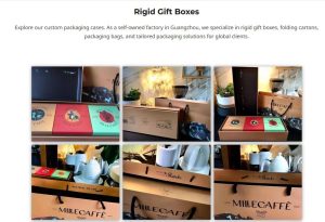 QYC Print custom rigid gift boxes, luxury packaging for premium brand gifts.