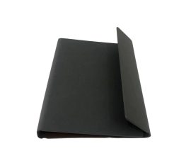 Custom leather photo album cover with metal clip by QYC Print.