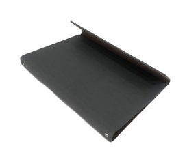 Custom leather photo album cover with metal clip by QYC Print.