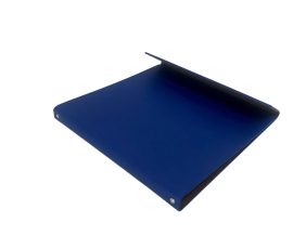Custom leather photo album cover with metal clip by QYC Print.
