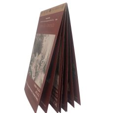QYC Print folded brochures and leaflets, custom tri-fold brochure printing, marketing material printing samples.