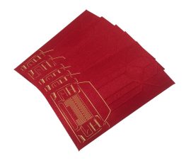 QYC Print custom red envelopes (lucky envelopes) and premium gift bags for corporate branding.
