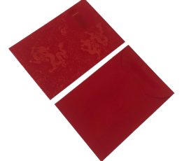 QYC Print custom red envelopes (lucky envelopes) and premium gift bags for corporate branding.