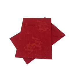 QYC Print custom red envelopes (lucky envelopes) and premium gift bags for corporate branding.